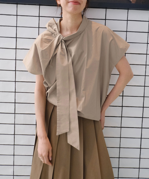 IENA（イエナ） ブラウス シャツ Maison IENA 別注 Nell/ネル ボウタイ