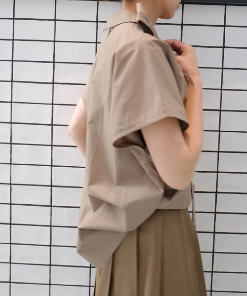 【IENA 】ブラウス IENA（イエナ） ブラウス シャツ Maison IENA 別注 Nell/ネル ボウタイ