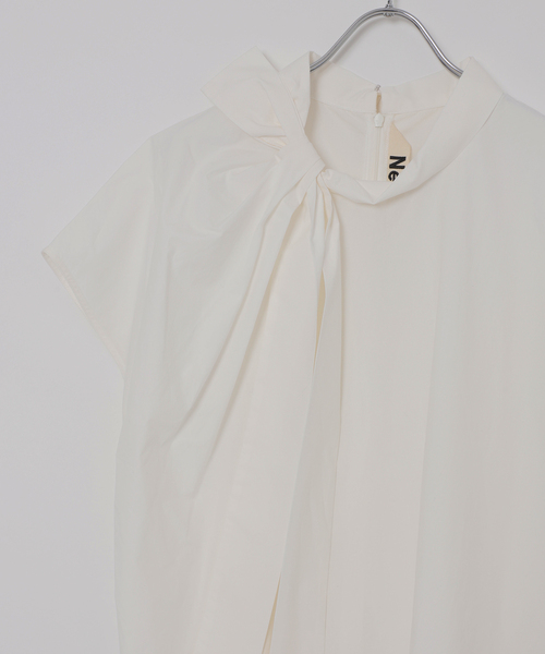 イエナ　ブラウス IENA（イエナ） ブラウス シャツ Maison IENA 別注 Nell/ネル ボウタイ