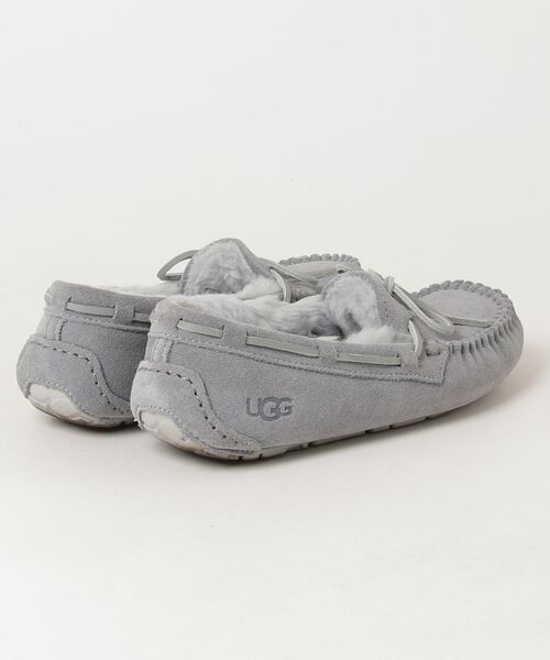 「UGG」 モカシンシューズ 22cm グレー レディース_画像2