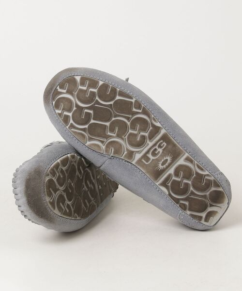 「UGG」 モカシンシューズ 22cm グレー レディース_画像3