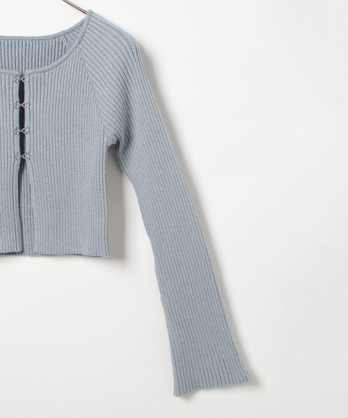 「Heather」 ニットカーディガン FREE アイボリー レディース_画像6