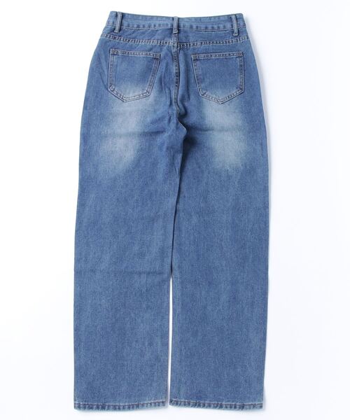 「Shelly island」 デニムパンツ S ブルー レディース_画像4