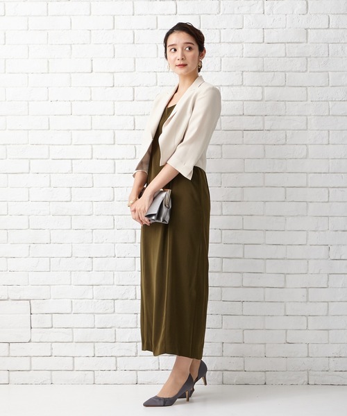 「AIMER」 キャミソールワンピース MEDIUM チャコールグレー レディース_画像3