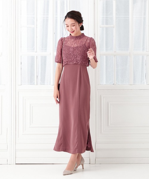 「AIMER」 キャミソールワンピース MEDIUM チャコールグレー レディース_画像6