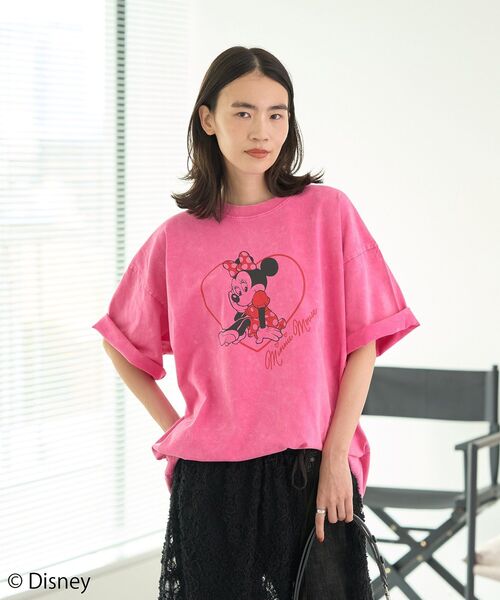 Disney（ディズニー） tシャツ ミニー/レトロT レディース : ZOZOTOWN
