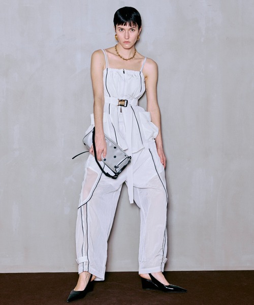パンツ 「PRE-ORDER」Mesh Sporty Balloon Pants/メッシュスポーティバルーンパンツ レディース メンズの画像