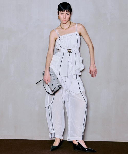 パンツ 「PRE-ORDER」Mesh Sporty Balloon Pants/メッシュスポーティバルーンパンツ レディース メンズの画像