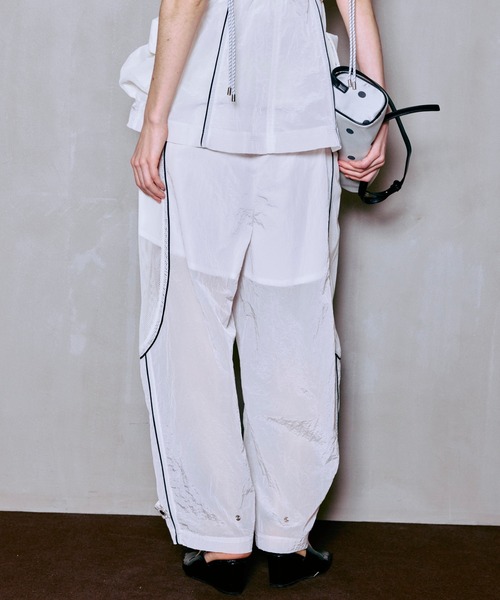 MAISON SPECIAL（メゾンスペシャル） パンツ 「PRE-ORDER」Mesh Sporty