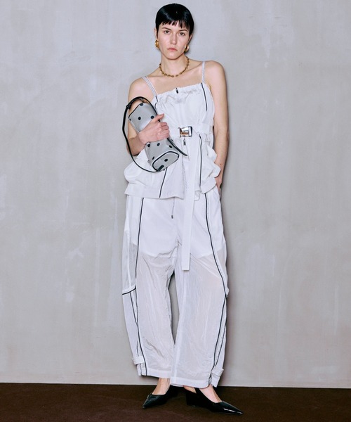 パンツ 「PRE-ORDER」Mesh Sporty Balloon Pants/メッシュスポーティバルーンパンツ レディース メンズの画像