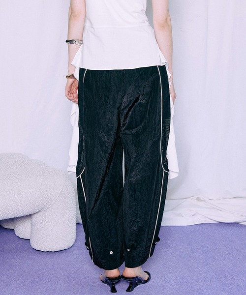 パンツ 「PRE-ORDER」Mesh Sporty Balloon Pants/メッシュスポーティバルーンパンツ レディース メンズの画像