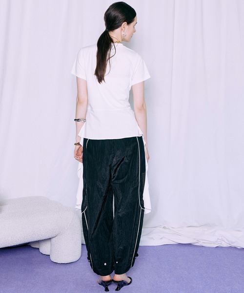 パンツ 「PRE-ORDER」Mesh Sporty Balloon Pants/メッシュスポーティバルーンパンツ レディース メンズの画像