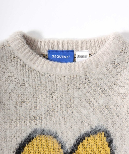 「PEANUTS」 長袖ニット X-LARGE アイボリー メンズ_画像5