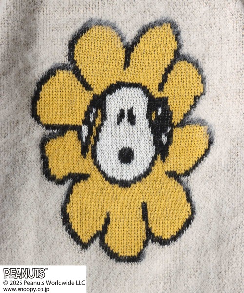 「PEANUTS」 長袖ニット X-LARGE アイボリー メンズ_画像6