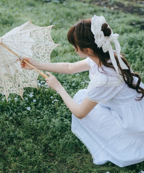 シュシュ big frill ribbon chouchou / ビッグフリルリボンシュシュ