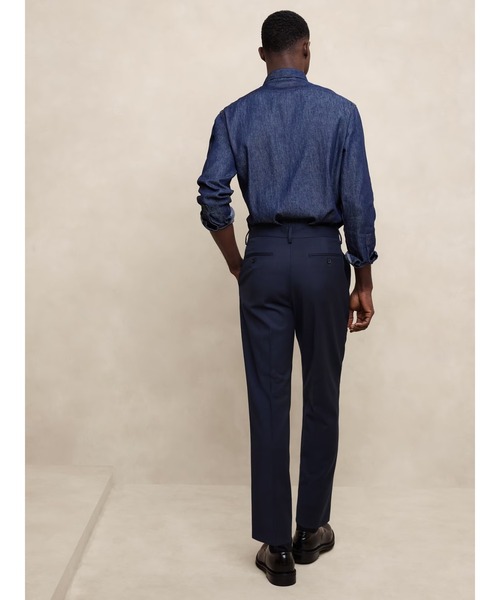 「BANANA REPUBLIC FACTORY STORE」 パンツ 32/30 ネイビー メンズ_画像4