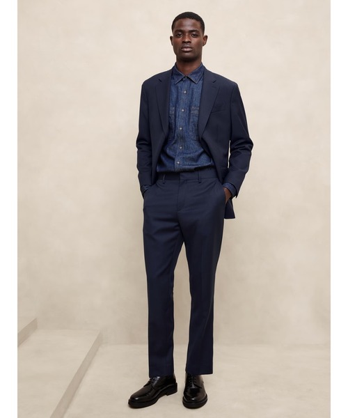 「BANANA REPUBLIC FACTORY STORE」 パンツ 32/30 ネイビー メンズ_画像5