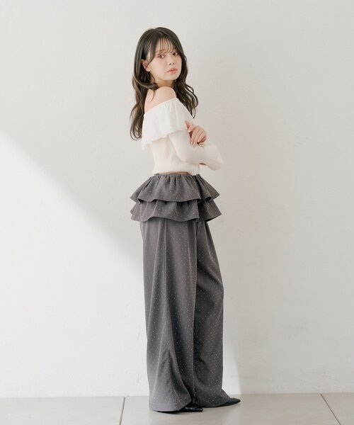 「Chico」 パンツ FREE ブラック系その他2 レディース_5