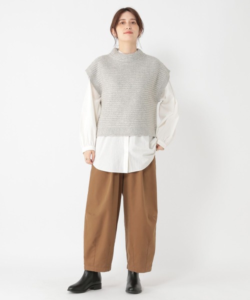 「studio CLIP」 カーゴパンツ LARGE ブラウン レディース_画像3