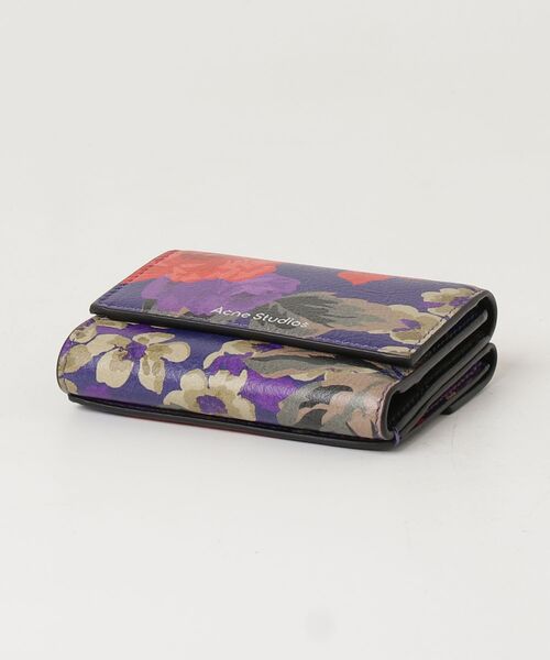 Acne Studios（アクネ ストゥディオズ） 花柄財布 - ブルー レディース