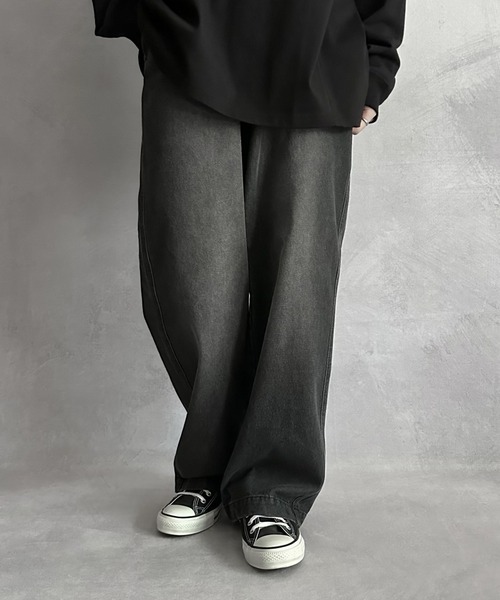 「SERACE」 デニムパンツ M インディゴブルー メンズ_画像9