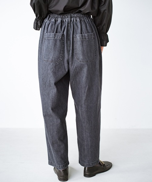 「haco!」 デニムパンツ MEDIUM グレー レディース_画像6