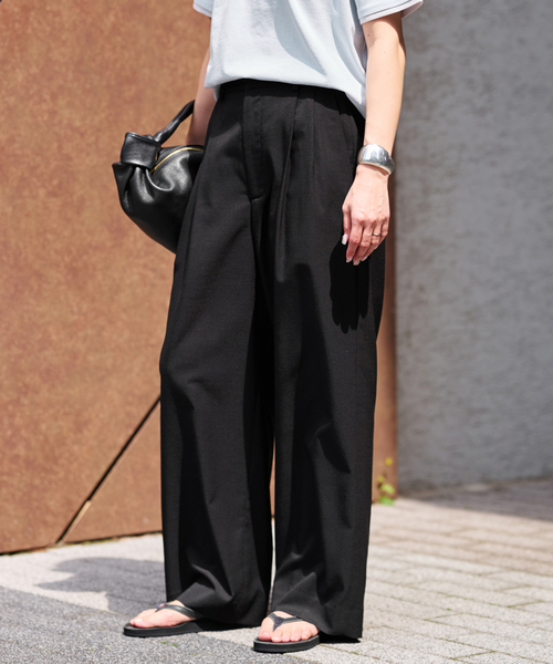 「FRAMeWORK」 パンツ 34 ブラック レディース_画像6