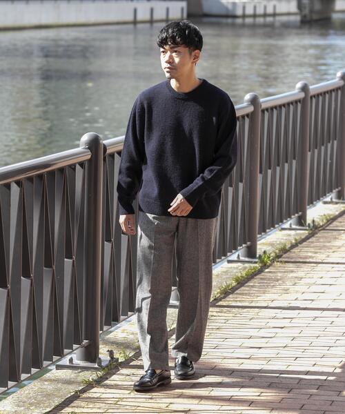 「URBAN RESEARCH ROSSO MEN」 長袖ニット X-LARGE ブラック メンズ_画像5