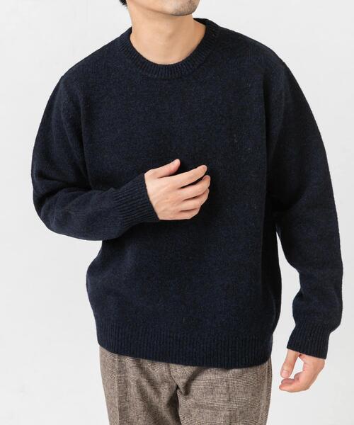 「URBAN RESEARCH ROSSO MEN」 長袖ニット X-LARGE ブラック メンズ_画像7