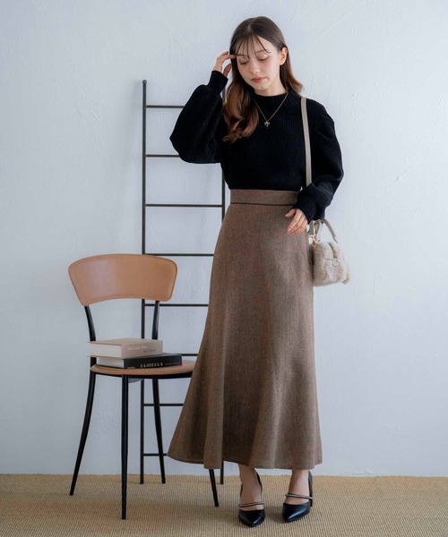 「NOELA」 ロングスカート S ブラック レディース_画像5