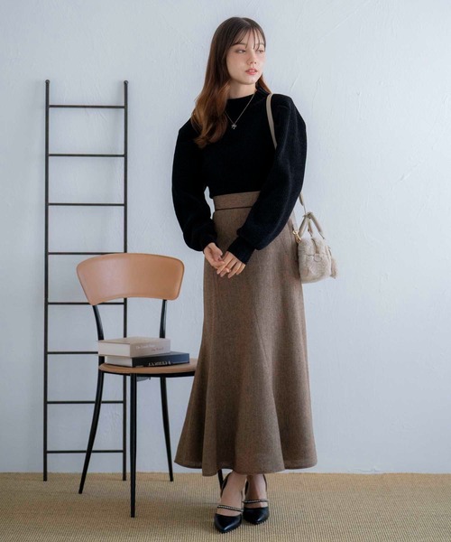 「NOELA」 ロングスカート S ブラック レディース_画像6