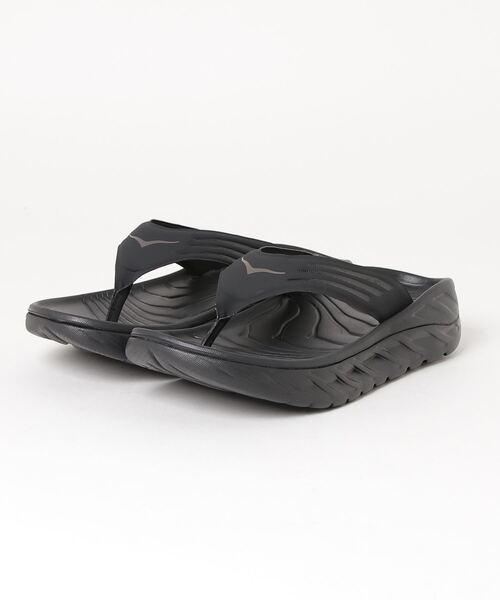 HOKA ブラック スリッポンスニーカー HOKA ONEONE（ホカ オネオネ） 「HOKA」 スリッポン 9 ブラック メンズ