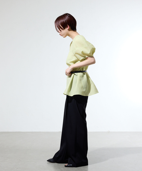 IENA - 値下げしました。イエナブラウス IENA（イエナ） ブラウス シャツ 夏 半袖 「一部店舗限定」袖