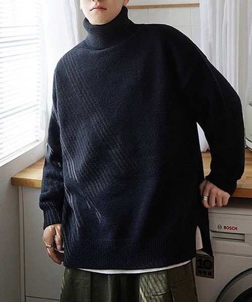 「WESTBOY」 長袖ニット X-LARGE ブラック メンズ_画像3