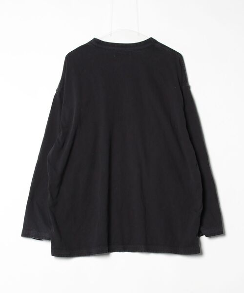 「CAHLUMN」 長袖Tシャツ L ブラック メンズ_画像2