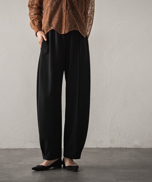 パンツ 叶えるイージーカーブパンツ「セットアップ対応」 レディース