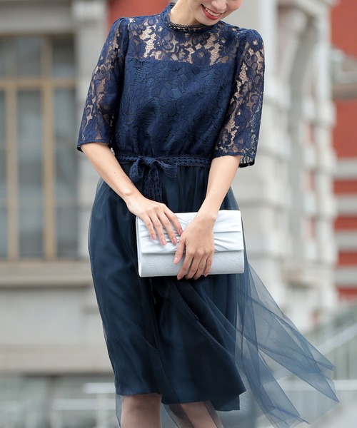 ドレス レースチュール切り替えドレスワンピース Zozotown Paypayモール店 通販 Paypayモール