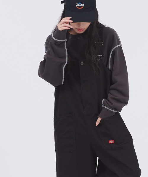 通販好評 サロペット PayPayモール店 - 通販 - PayPayモール オーバーオール Dickies/ディッキーズ ルーズツイルサロペット ZOZOTOWN 定番最安値
