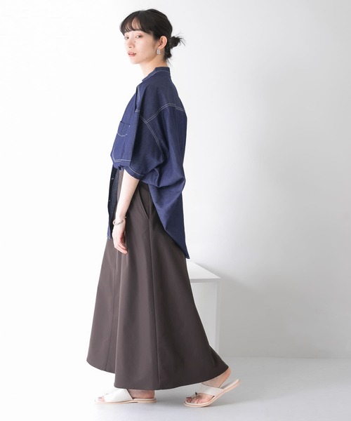 KBF スカート ツイルフレアロングスカート : ZOZOTOWN Yahoo!店 - 通販