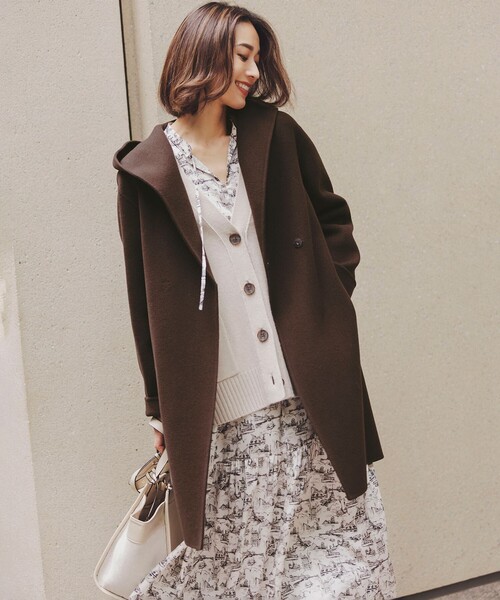 23区 カーディガン 「CLASSY.1月号掲載」ウールカシミヤブレンド