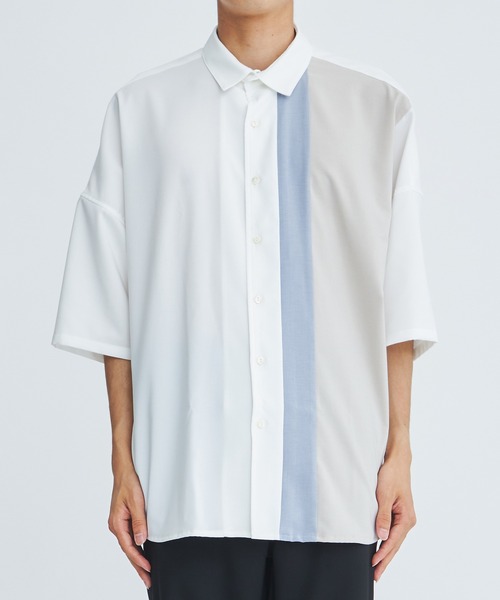 SHAREEF シャツ ブラウス STUDIOUS別注 切り替え SHIRTS メンズ