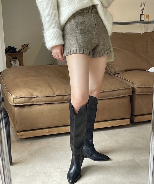 Roger&Raw パンツ ニットショートパンツ レディース : ZOZOTOWN