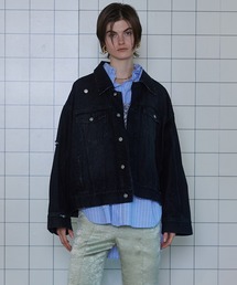 ジャケット Gジャン 2way Oversizedd Denim Jacket/2WAYオーバーサイズ 
