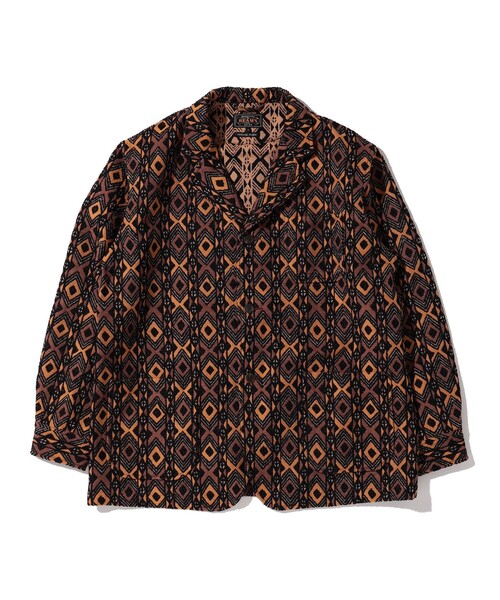 BEAMS+ ジャケット テーラードジャケット バティック ストライプ ジャ 