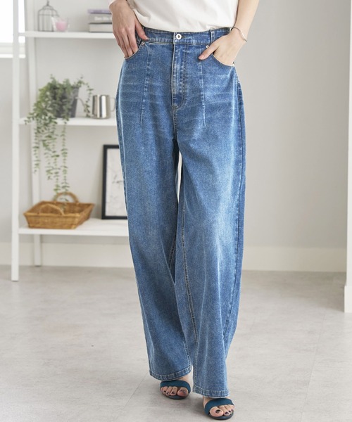 BELLUNA PLUS（ベルーナプラス） ジーンズ デニム デニムパンツ