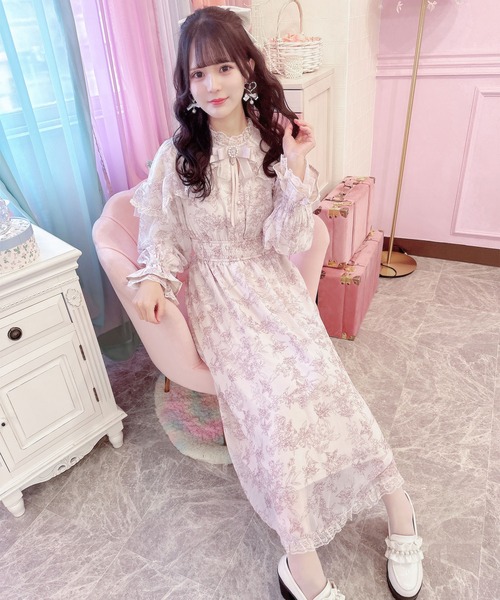 ROJITA ワンピース 「ZOZO限定再入荷」花柄ロングワンピース