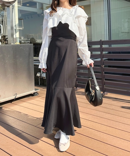 apres jour ワンピース パールベルト付きキャミワンピース「ZOZOTOWN 