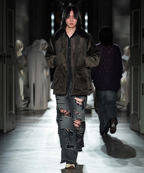 Juha（ユハ） ブルゾン アウター BOA COLLAR CORDUROY JACKET メンズ