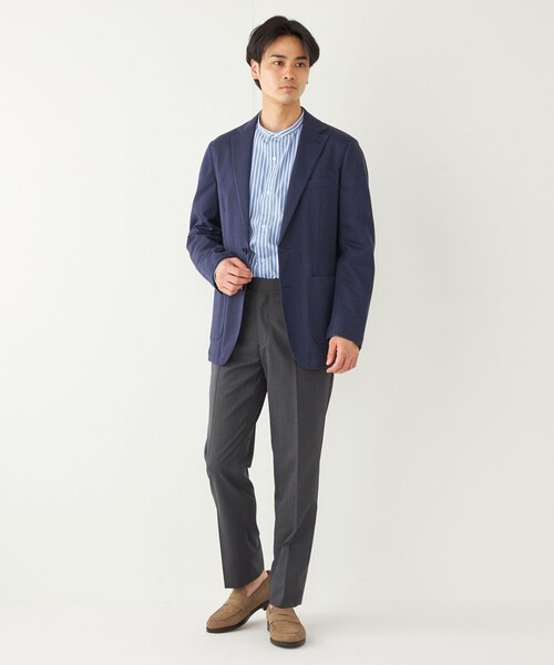 【最終価格】SHIPS メンズジャケットネイビーMサイズテーラード 美品 SHIPS Colors（シップスカラーズ） ジャケット テーラードジャケット