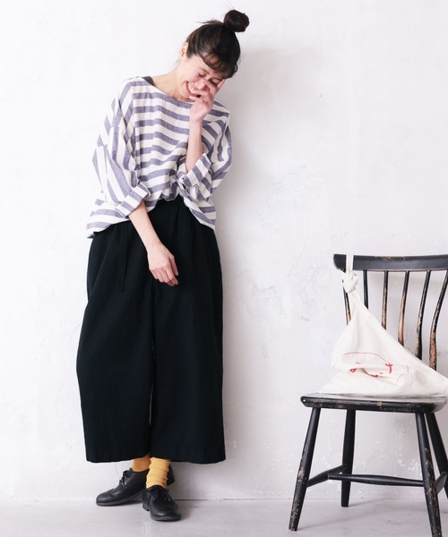 ソウルベリーパンツ　店長がつくったゆるっと穿けて、サマになるパンツ　ブラック soulberry パンツ 店長がつくったゆるっと穿けて、サマになる